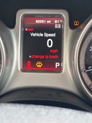 2017 Dodge Journey SE - Interior Dashboard With Vehicle Running Image